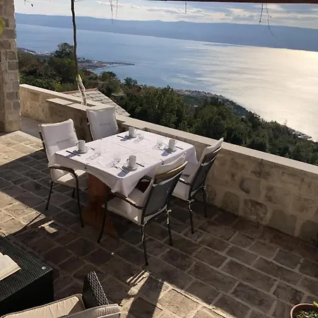 House In Sumpetar With Sea View, Terrace, Air Conditioning, Wifi 5133-1 펜션 예세니체