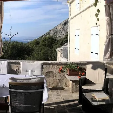House In Sumpetar With Sea View, Terrace, Air Conditioning, Wifi 5133-1