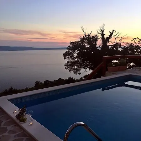 House In Sumpetar With Sea View, Terrace, Air Conditioning, Wifi 5133-1 Semesterbostad